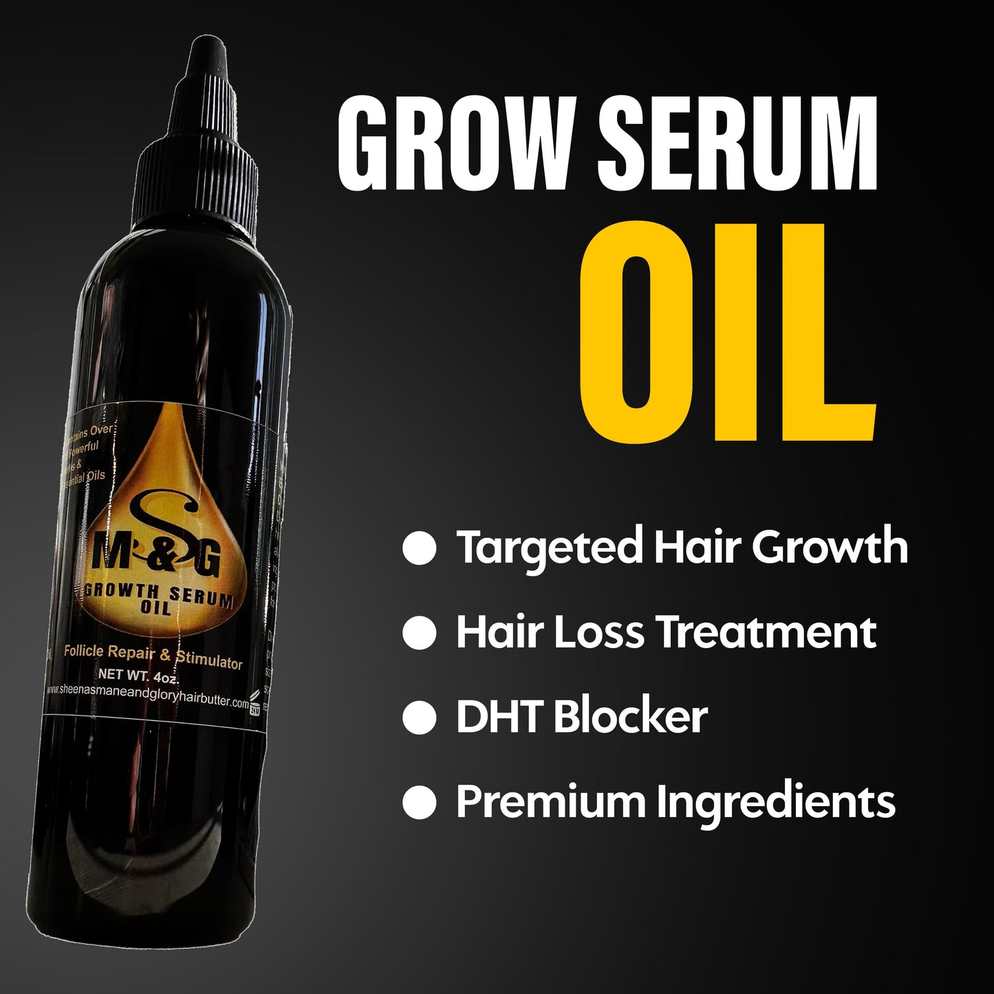 Sheena's Mane & Glory Growth Serum Oil